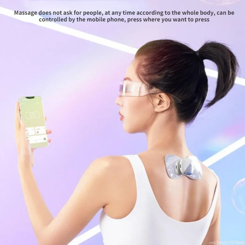 New Youpin Leravan Pocket Magic Massages Sticker for Repair Sore Shoulders and Neck Muscles Smart Massager Bluetooth Version New