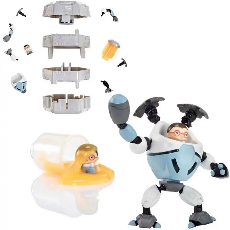 Original Ready To Robot BOILO SWAP BATTLE Ready 1 Robot Pop Bots Surprise Miniature Toy Anime Slime Action Figures Toys for Boy