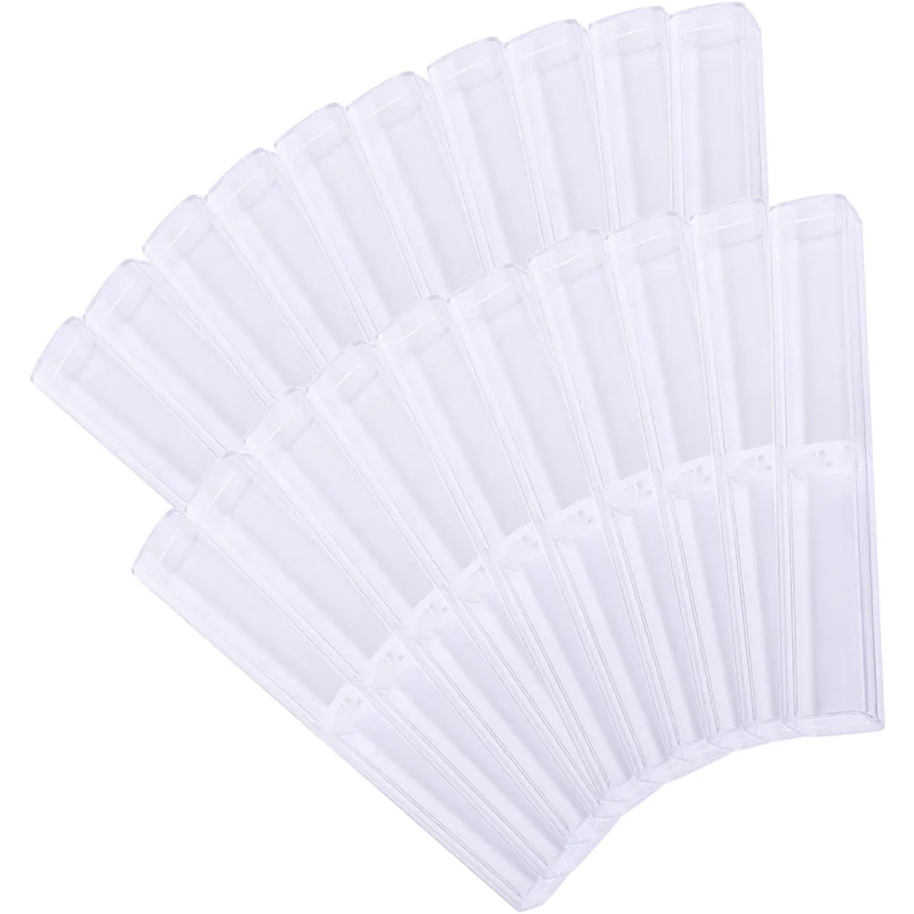 

Набор из 20 прозрачных пластиковых коробок для ручек, карандашей и канцелярских принадлежностей, подарочная упаковка