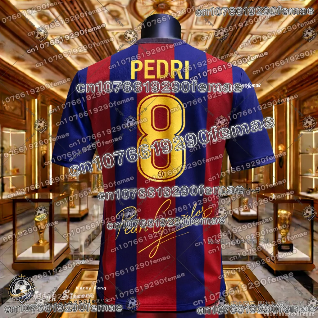Special Pedri 8 Soccer Fan Jersey For Adults And Kids Summer Breathable Quick Dry Comfortable Sports Shirt Daily Casual Wear