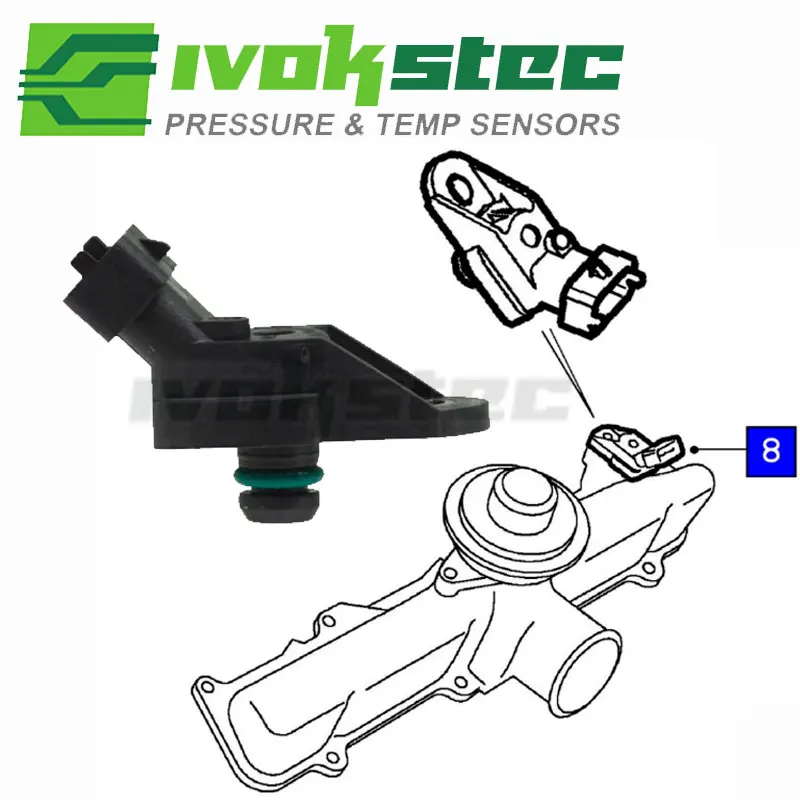 Sensor de Pressão do Coletor de Admissão (MAP) 90499610 Para Opel Astra Vectra Zafira 2.0 DTI 16V Meriva Sintra Frontera 90541409