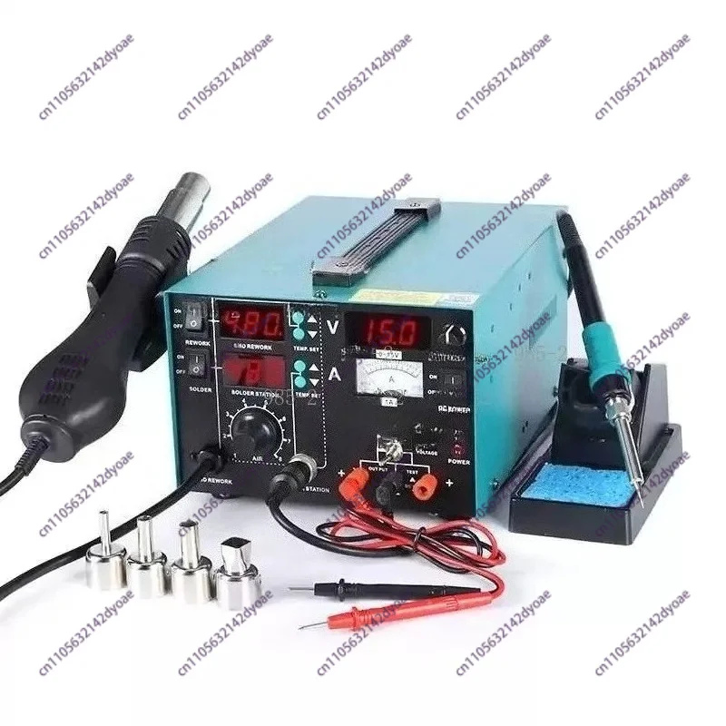 

Digital Adjustable Temperature Hot Air Gun Soldering Station 3 in 1 Welding Tool Power Supply