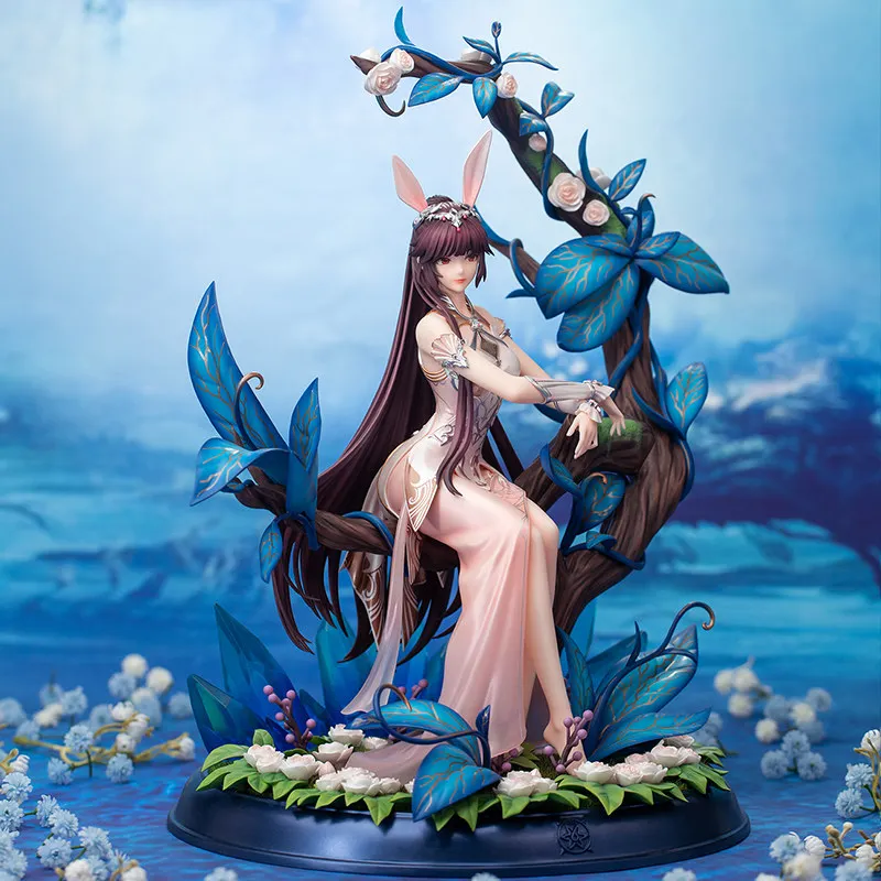 Anime Peripheral 1/7 Douluo Continent Xiao Wu Guard Lifetime Figure Model Soul Land Desktop Ornament Collect Birthday Gifts Toys