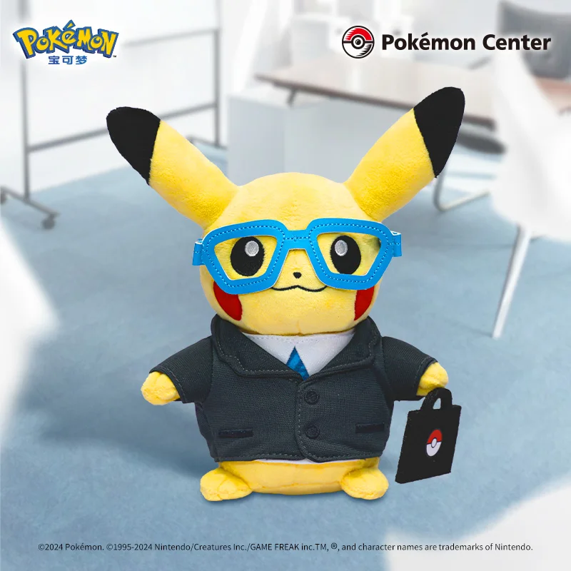 Official Pokémon Plush Toys - Office Worker Pikachu Cute Comforting Doll Gift
