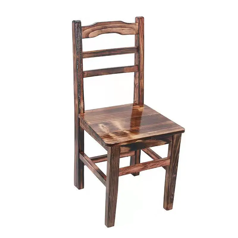 All wood back chair household stool adult solid wood bench restaurant  shoe changing stool wood square stool dancing low st