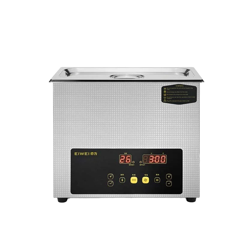 Eiwei High-Power Laboratory Ultrasonic Cleaning Machine Industrial-Grade Oil Rust Fishing Reel Gear PCB Board Engine