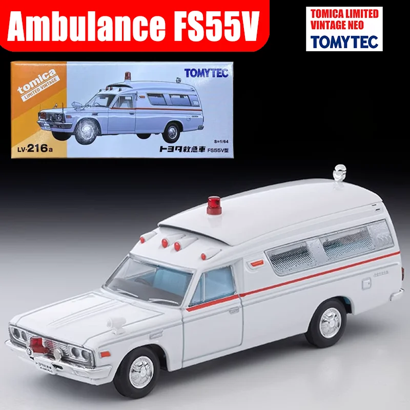 Takara TOMY Tomytec Tlv-216a Toyota Ambulance Fs55v Alloy Motor Vehicle Toy