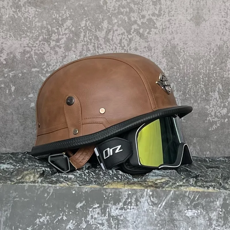 ORZ-HX06-DOT Certified 3/4 Open Face Motorcycle Helmet Men Women All Season ABS Windproof Street Bike Helmet view 6
