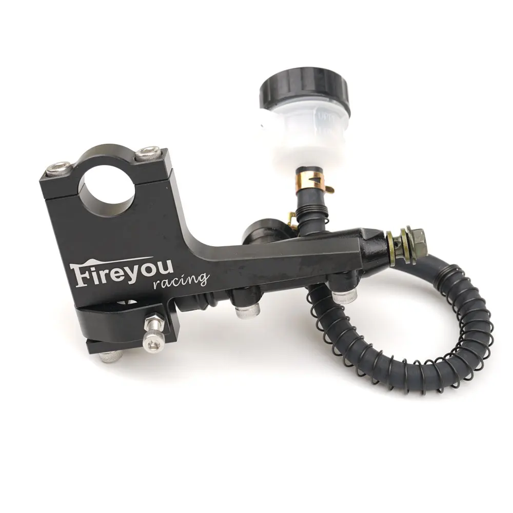 Motorcycle Universal 22mm Clutch Thumb Brake Lever Kit Rear Master Pump Cylinder Handle Brake Modification Parts