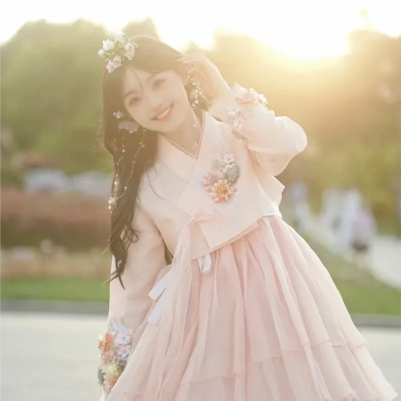 

2026 Hanbok New Women's Yanji Korean Dress Travel Photography Clothing Performance yy:89
