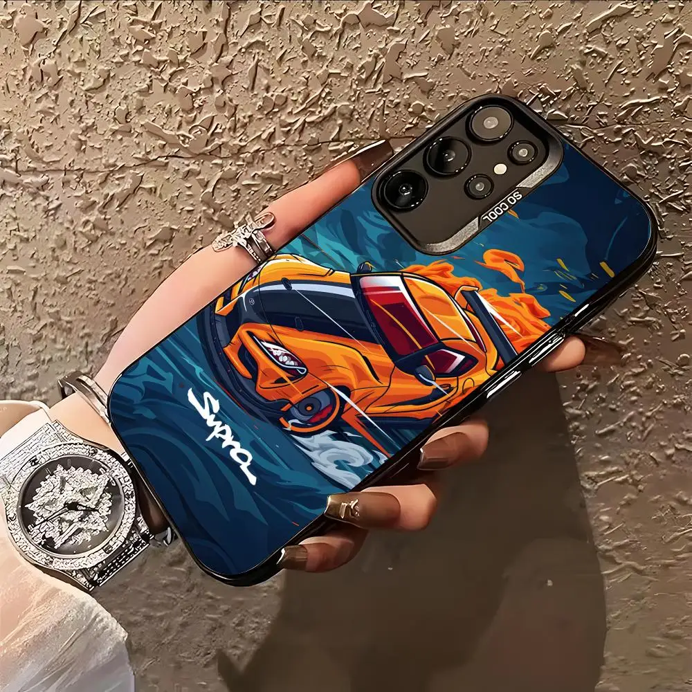 Car S-Supra Phone Case for Samsung Galaxy S26 S25 S24 S23 S22 S21 S20 Note20 Plus Ultra Colorful Silver Cover view 6