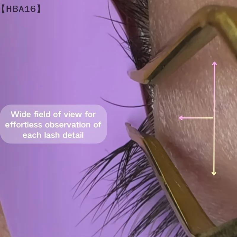 〔HBA16〕Precyzyjne pęsety do przedłużania rzęs z izolacją, strategiczny kąt otwierania, separator do przedłużania rzęs, narzędzia do makijażu