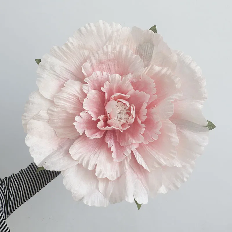 

Multiple sizes Wedding Flower Large Silk artificial flower peony head for Diy flower background wall decoration