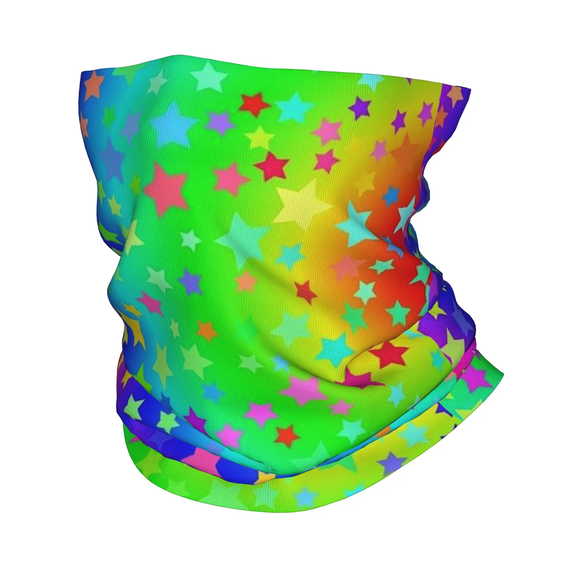 

Gay Pride Flag Stripe GLBT LGBT Rainbow Bandana Neck Gaiter Printed Face Scarf Headband Outdoor Sports For Men Women Winter