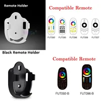 Miboxer 2.4G RF Wireless Remote Bracket Holder White/Black for fixed Single Color/RGB/RGBW/RGBCCT Milight Controller Wall Mount