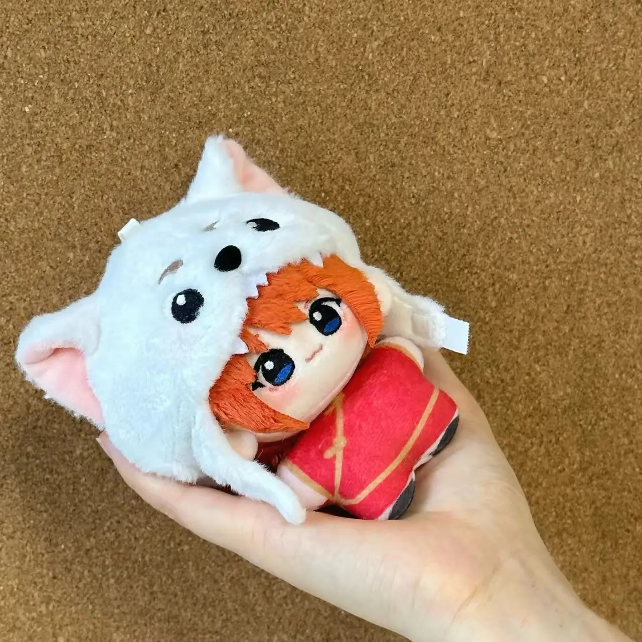 10CM Anime Gintama Kagura Plushie Cosplay Cute knapsack Schoolbag Ornament Pendant  Couch Room Ornament Christmas Gifts