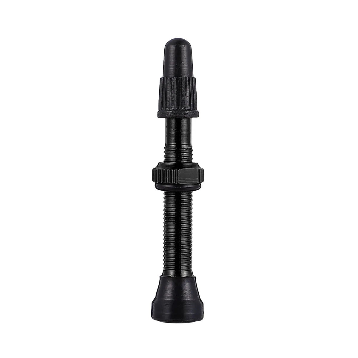 

1pc Premium Bike Vacuum Valve O-Ring Tubeless Inflating Tire Accessories For Mountain Bicycle 40Mm Black