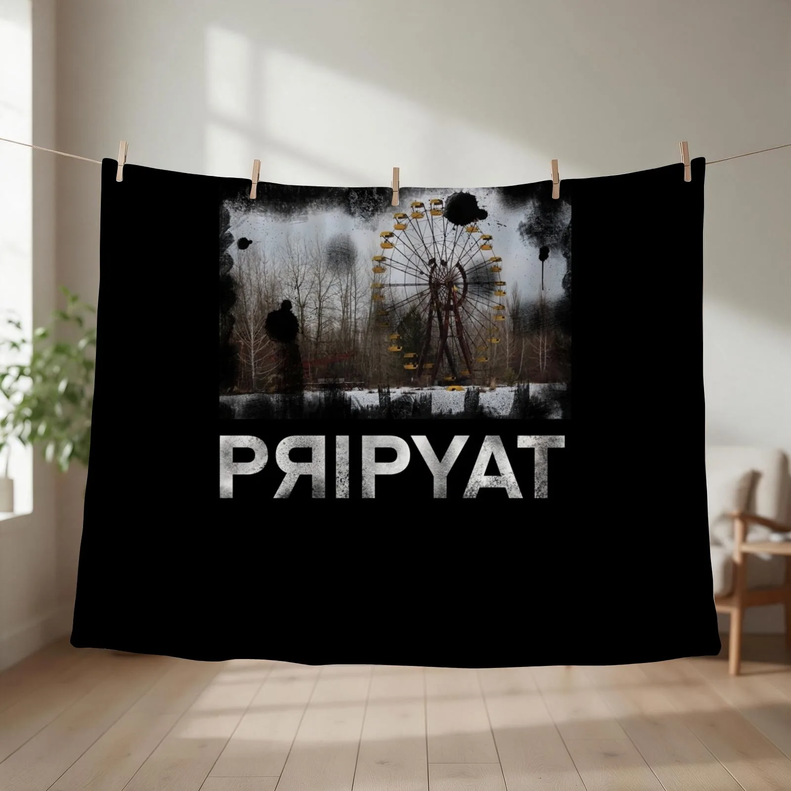 Chernobyl Throw Blanket couch cozy soft plush fuzzy picnic outdoor blanket