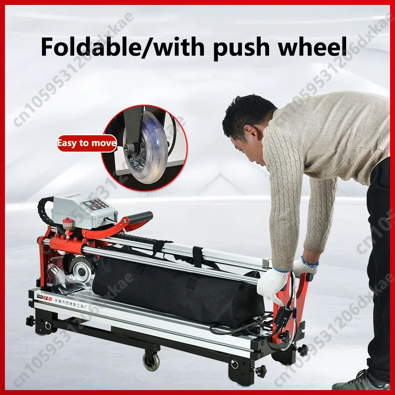 Automatic electricity ceramic tile skirting machines Desktop tile cutter 45 degree 800mm Water knife stone cutting machine