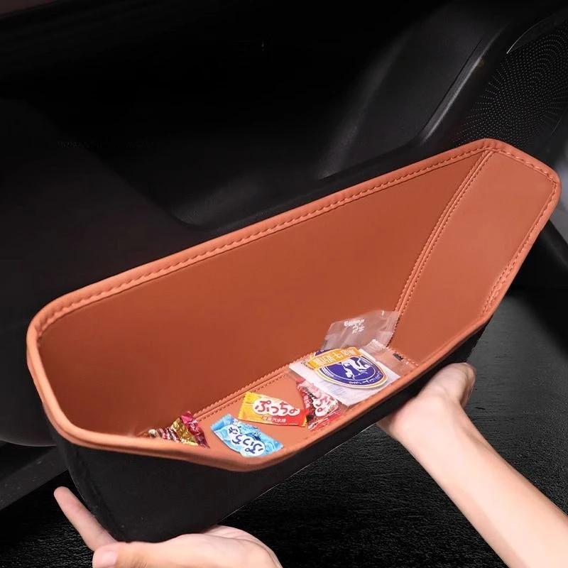 

For JETOUR X70 PLUS 2024 2025 Car Door Slot Storage Box Cover Leather Glove Box Protective Pad Barrel Interior Accessories