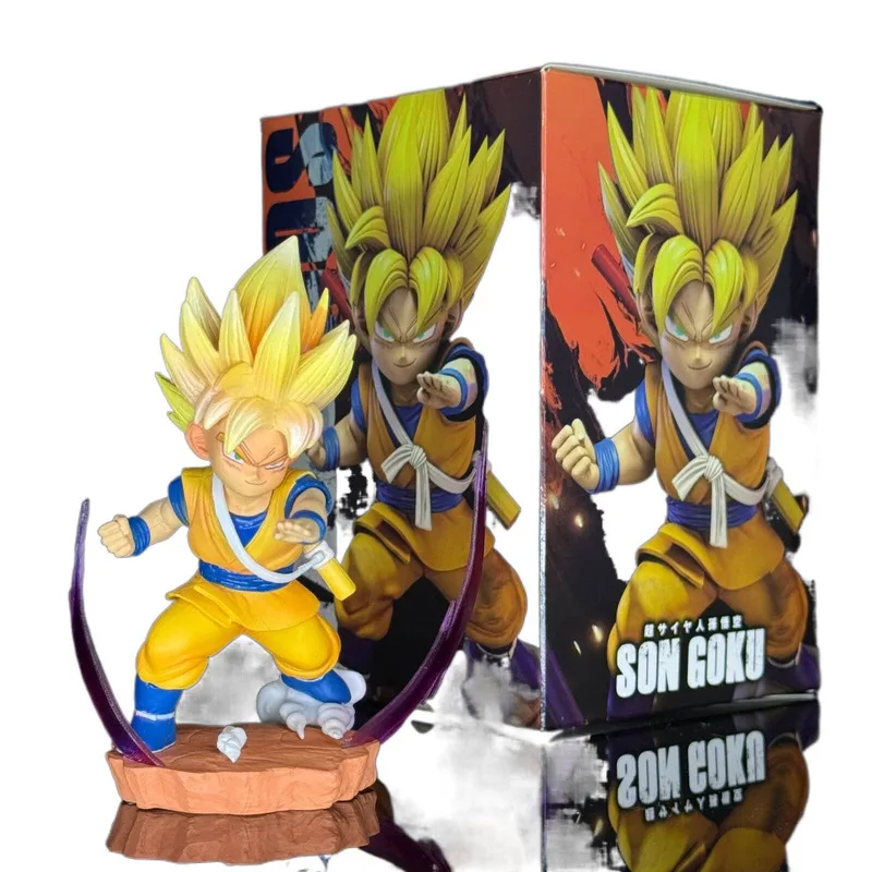 Figura de acción de Anime Dragon Ball Daima, gran rey demonio, pequeño Goku Vegeta, estatua coleccionable de Pvc, modelo de juguete, regalos de Navidad para niños