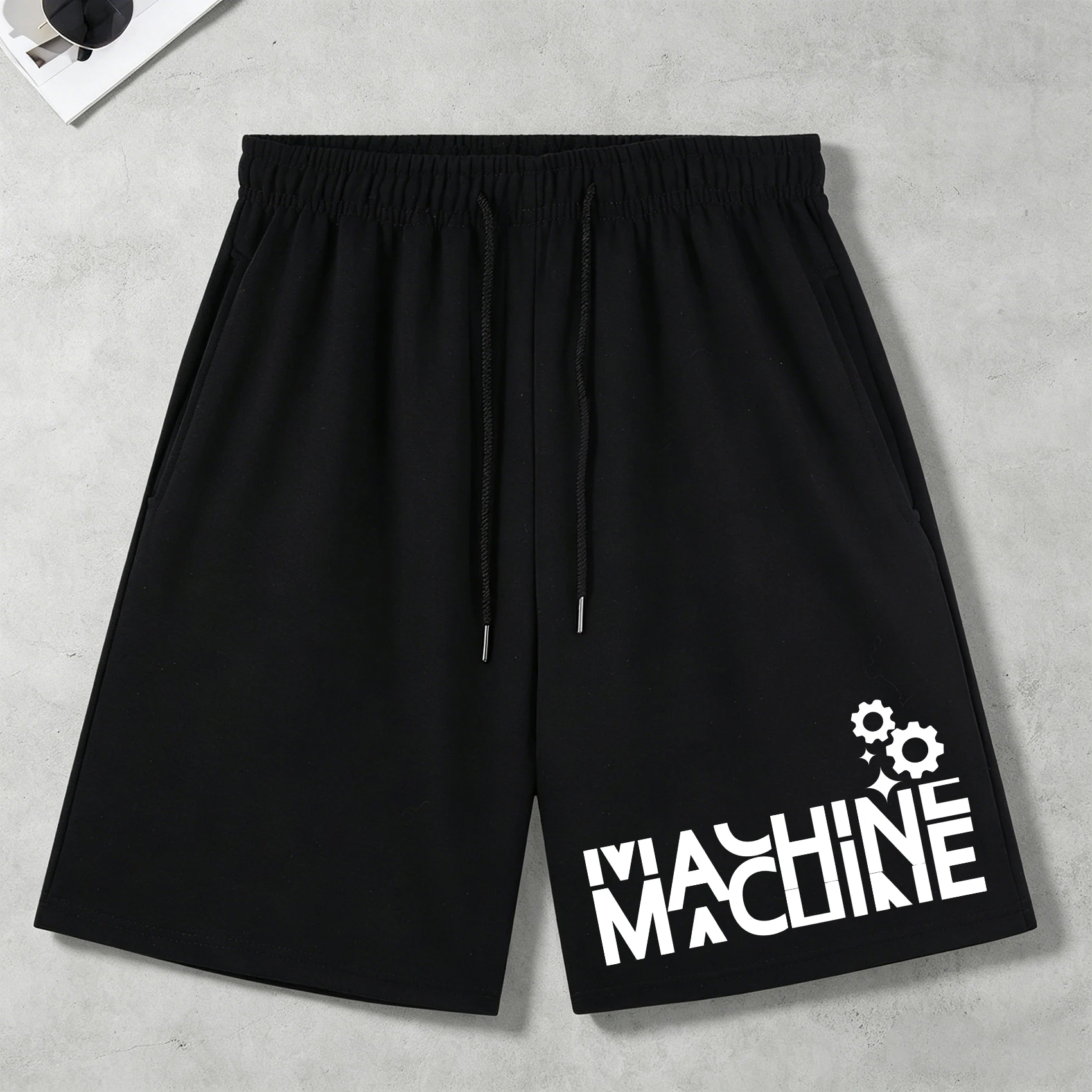 

Design Inspired Letters Printed Retro Street Shorts Mans Summer Hip Hop Pants Soft Pocket Sportwear Unisex Fashion Clothing