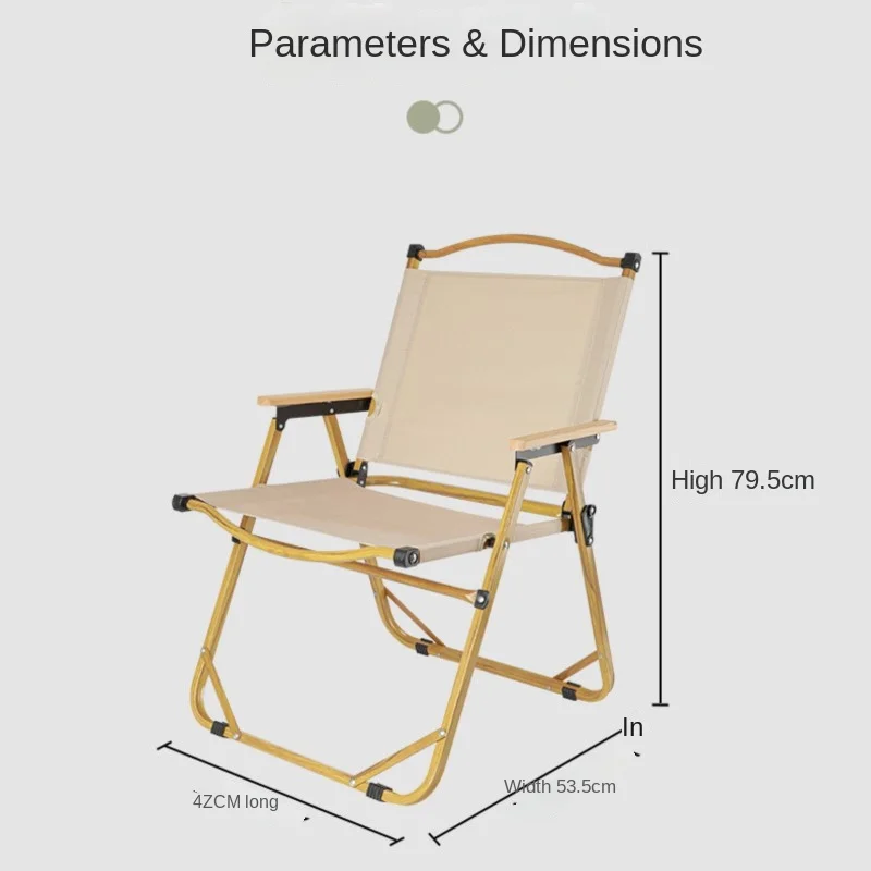 Silla plegable portátil para acampar, equipo ligero para pesca, Picnic, playa, mesa y sillas