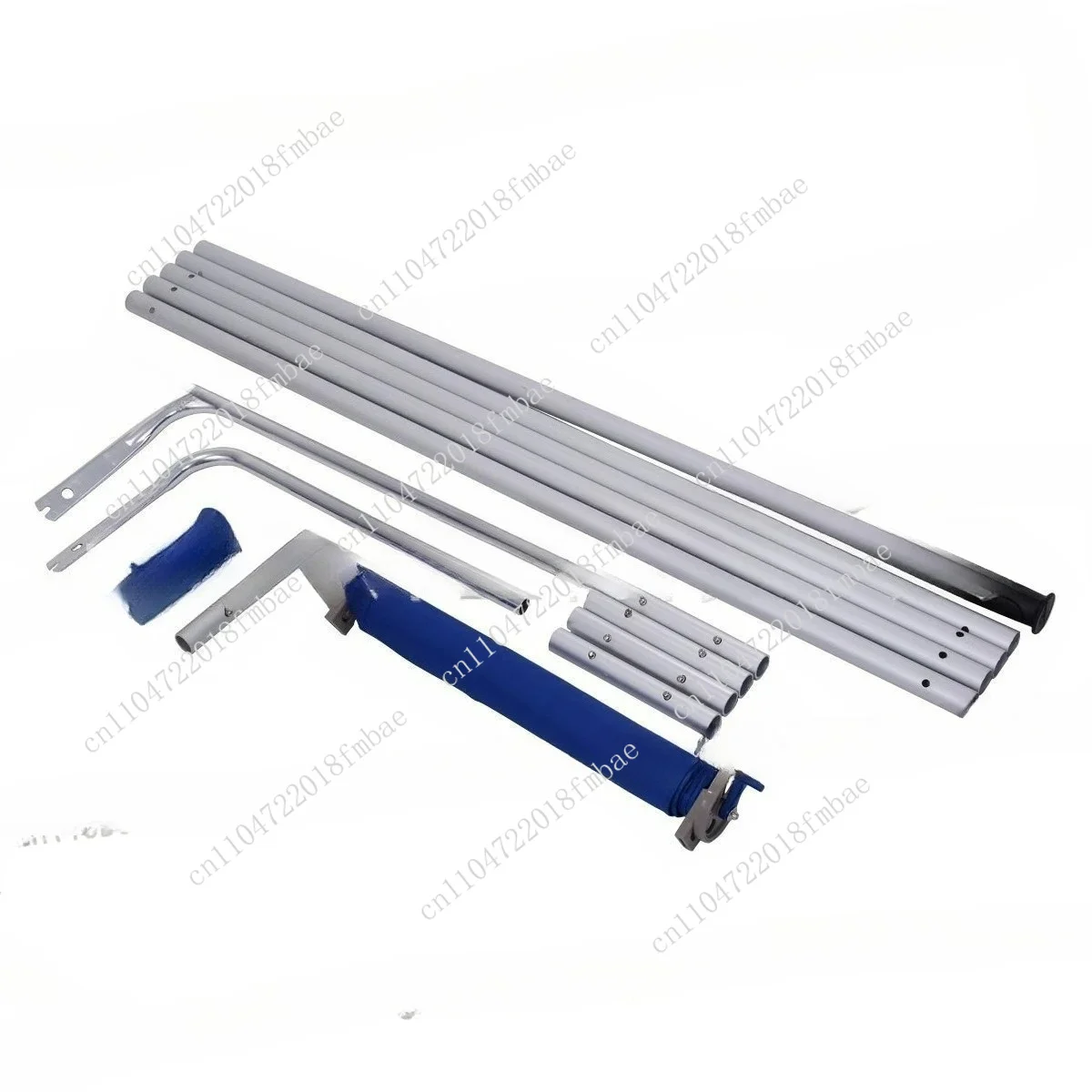 Retractable Roof Effort-Saving Snow Removal Tool High-Quality Aluminum Pole Roof Snow Rake Oxford Cloth Snow Scraper