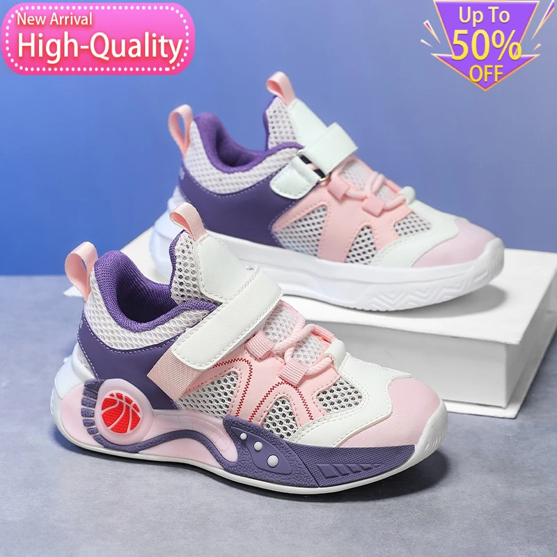 

2026 Summer New Refreshing Childrens Sports Shoes Versatile Durable Running Shoes Shock-absorbing and Rebounding Casual Shoes