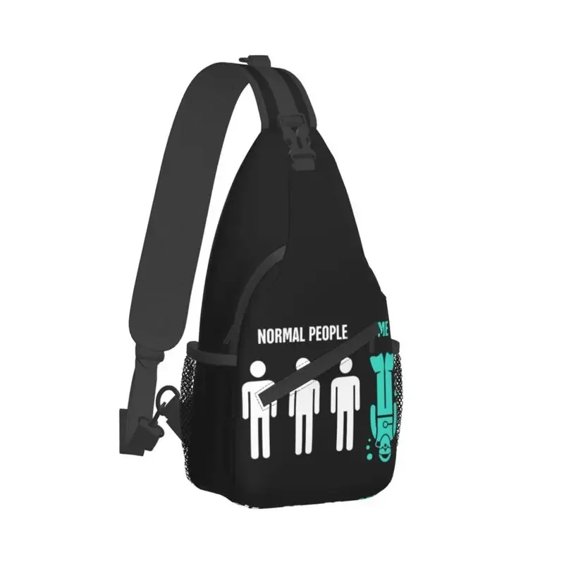 Cool Normal People Scuba Sling Bags for Travel Hiking Men Dive Divers Chest Crossbody Backpack Shoulder Daypack