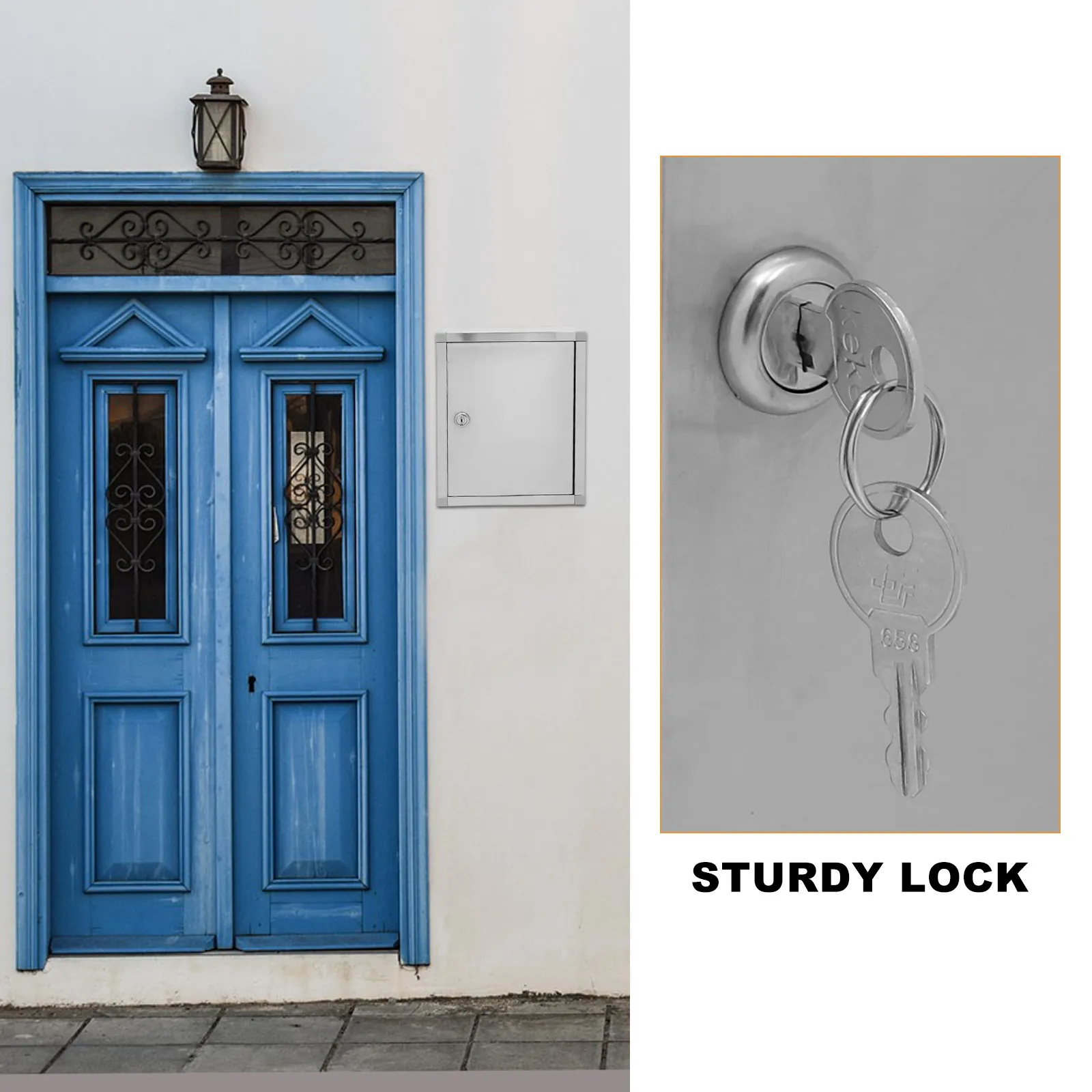 heavy-duty-metal-suggestion-box-wall-mounted-lockable-container-for-office-school-donation-voting-check-in-purposes