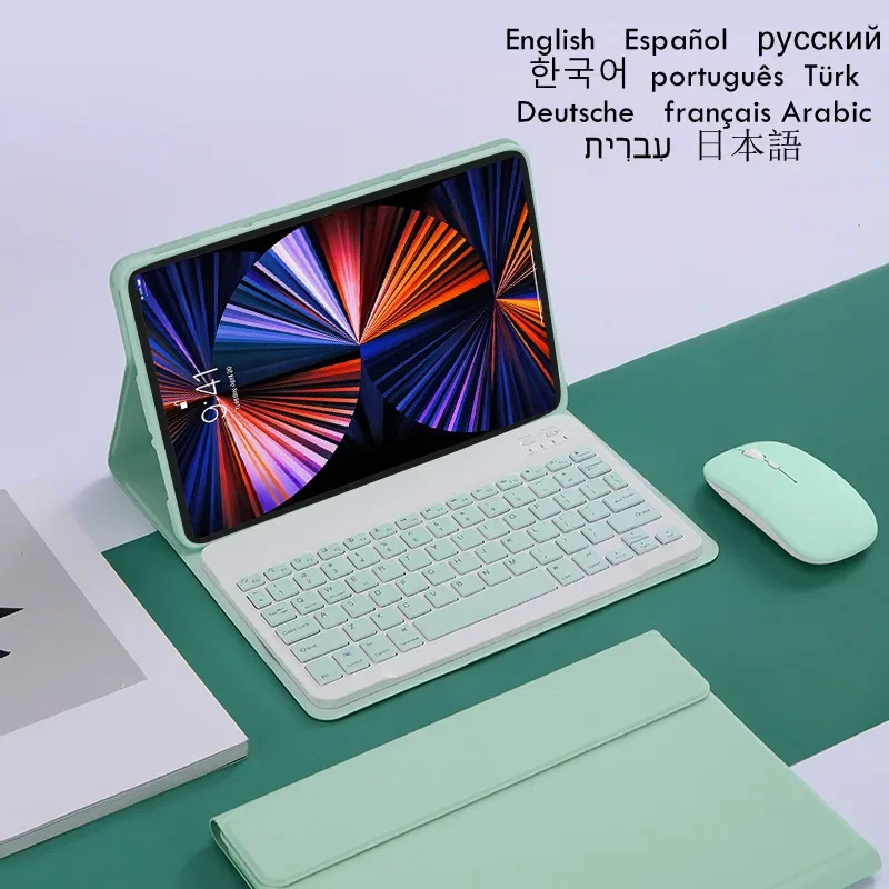 For Lenovo Xiaoxin Pad 2024 Case Keyboard Cover for Xiaoxinpad 2024 Tab M11 TB331FC Tablet Case Teclado Spanish Russian Korean