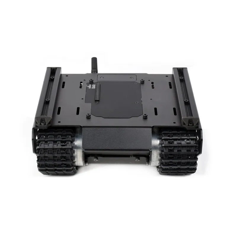 Flexible And Expandable Off-Road Tracked UGV, Multiple Hosts Support, With External Rails and ESP32 Slave Computer