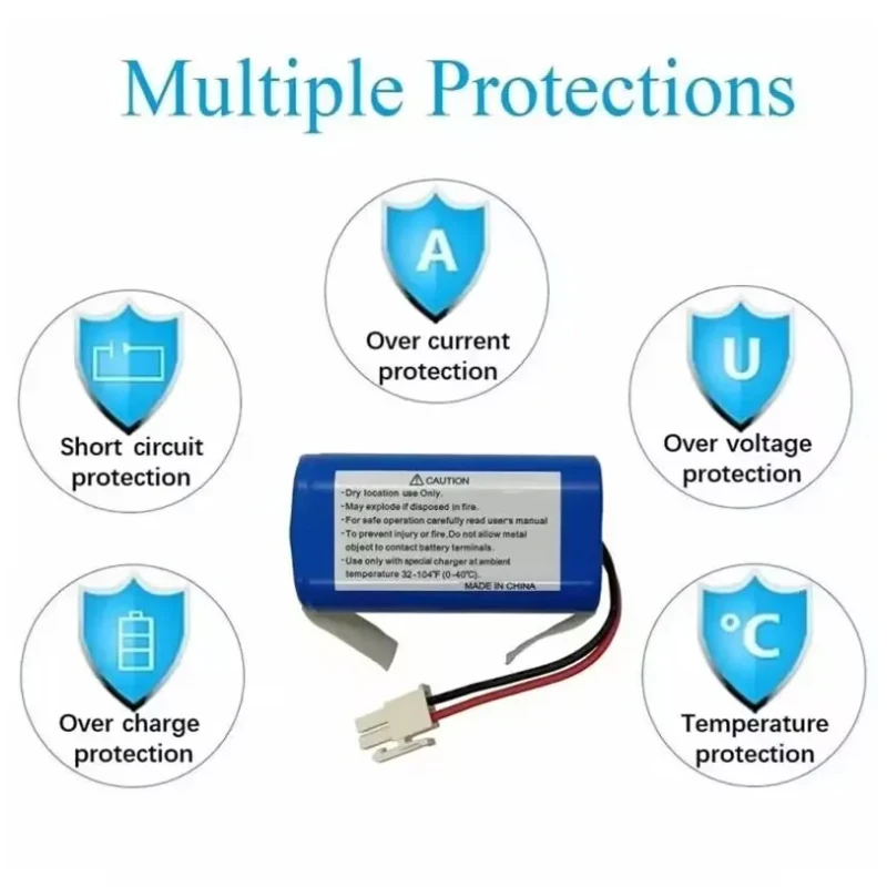 Original 3500mah 14.8V Lithium Battery For ILIFE A4 A4s V7 A6 V7s Plus Robot Vacuum Cleaner INR18650 M26-4S1P battery