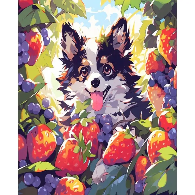 RUOPOTY Painting By Numbers Tree Cradle Cat Painting Art On Canvas By Numbers Acrylic Paint Kits Digital Painting On Canvas Deco