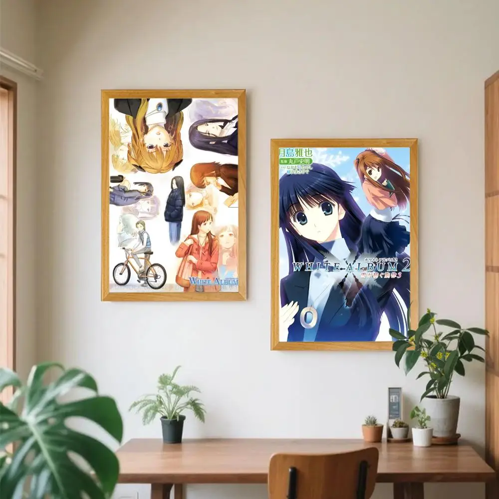 ملصق Setsuna W-WHITE 2 HD ألبوم أنيمي موضوع ساخن المغني/OST/فيلم مقاوم للماء عصا ذاتية يوكي ديكور المنزل #3
