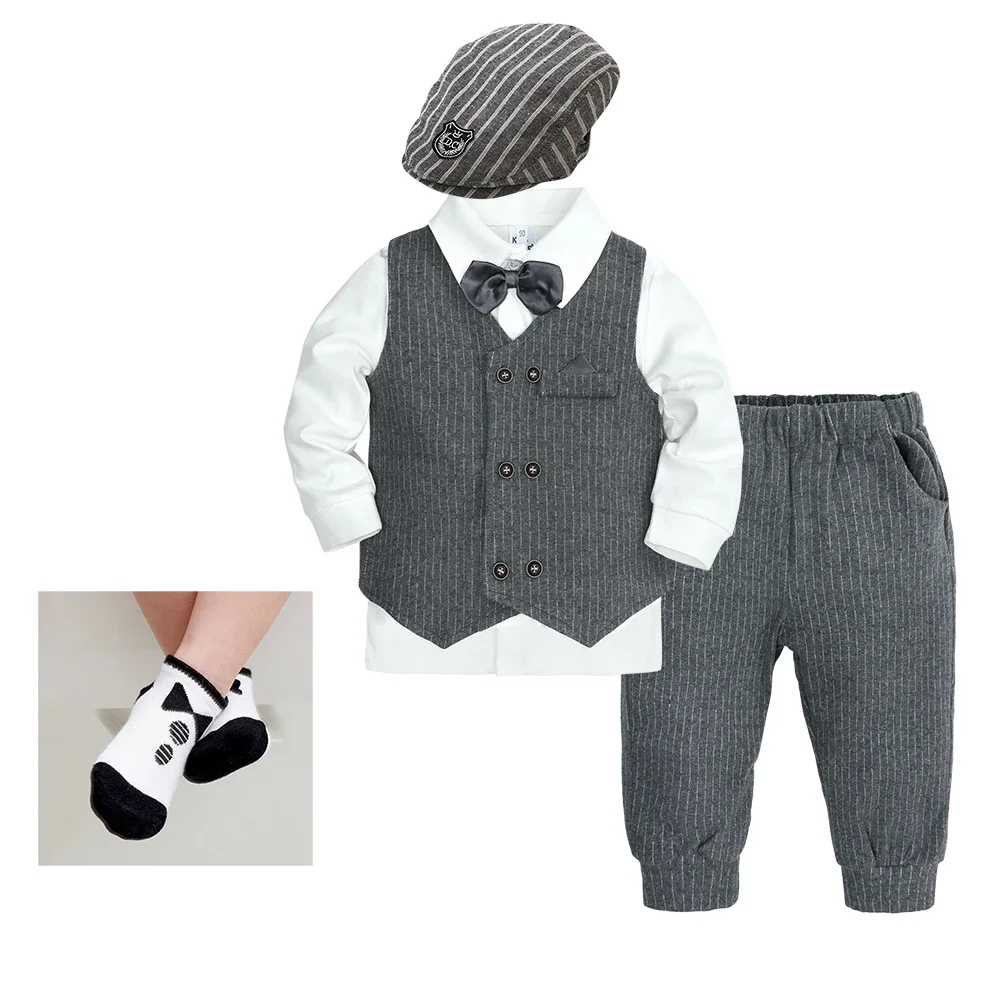 

Hot Sales Hot Style Toddler Clothing Sets Baby Clothing Sets Boy Gentleman Jack Clothing