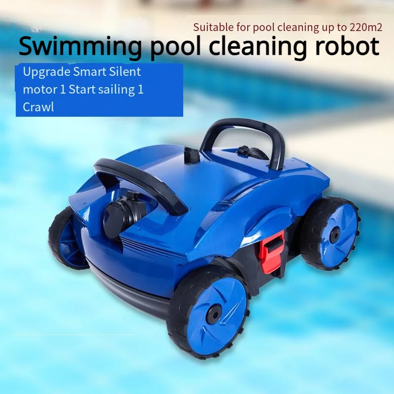 

2024 Swimming Pool Cleaning Robot Anti Entanglement Fully Automatic Swimming Pool Bottom Cleaning Stain Cleaning Tool 2024 new