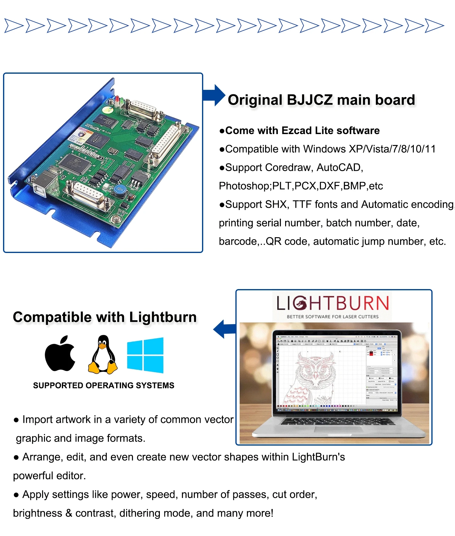 เครื่องเลเซอร์มาร์กกิ้งแบบระบายความร้อนด้วยอากาศ 5W แบบพกพา ความแม่นยำสูง สำหรับแก้ว โลหะ/ไม้/พลาสติก/หนัง