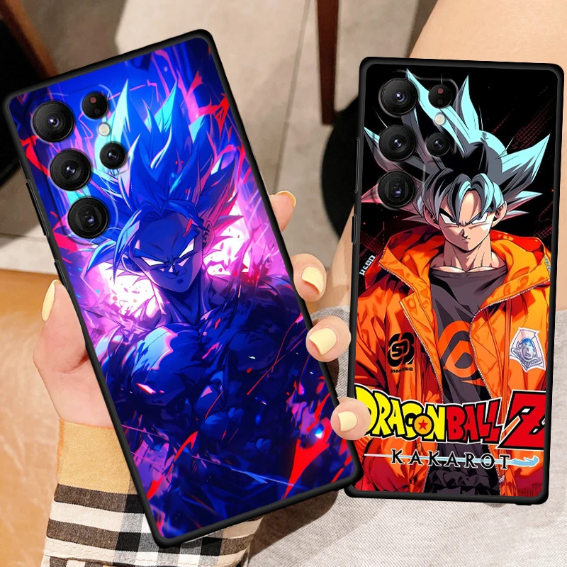 Trend D-Dragon Ball Z Cool For Samsung Galaxy S24 S23 S22 S21 S20 FE S10 S10E Plus Ultra Pro Lite 5G Black Back Phone Case