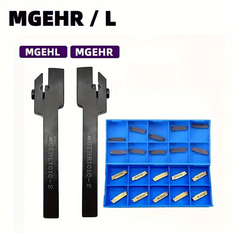 

Держатель инструмента для обработки канавок MGEHR1010 MGEHR1212 MGEHR1616 MGEHR2020 MGEHR2525 MGEHR3232 Токарная обработка внешних долбежей + 10 шт. вставки MGMN