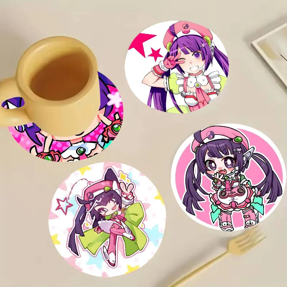 T-Tone Rion V3 Round Wooden Coaster Decorative Coffee Cup for Use in Coffee Shops Bars