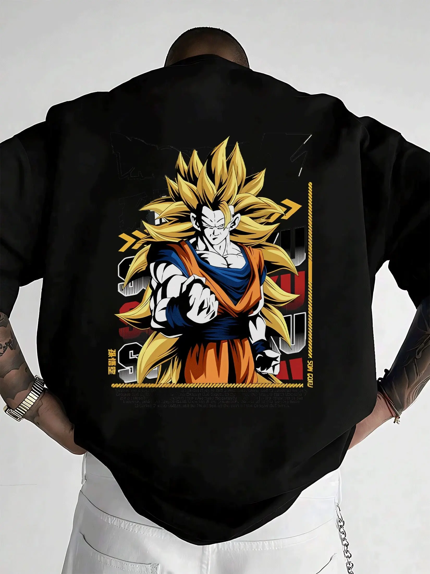 

Негабаритная футболка Dragon Ball Z Goku с рисунком аниме для мужчин и женщин, футболка с коротким рукавом, летняя повседневная уличная одежда 2025 ​ ​ Y2k Одежда Топы