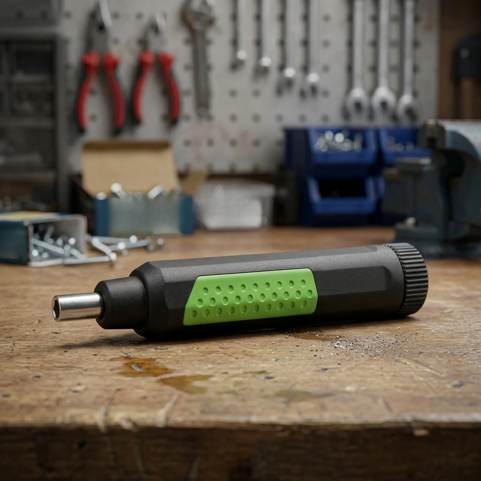 Torque Screwdriver with Dual Window Display for Precise 1-6 N.m Adjustment and 1/4 Inch Drive Compatibility for Professional Use