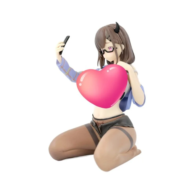 Matcha Moe Anime-Figur – Schuluniform, kniende Pose, Bishoujo-PVC-Statue, niedliche Actionfiguren zum Sammeln im japanischen Stil, Spielzeug