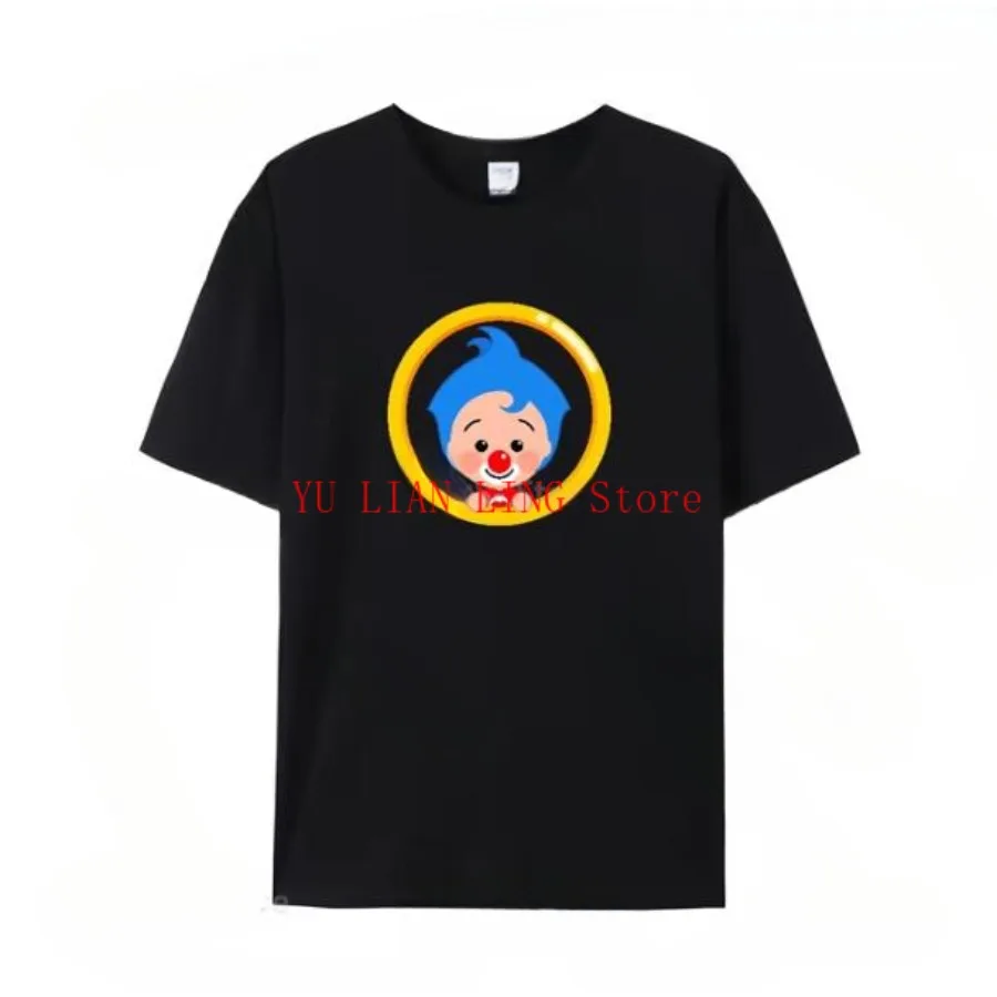 

Plim Plim Funny Boys T-Shirts Cartoon Print Children's Tshirt Summer Casual Girls Clothes Toddler T Shirt Short Sleeve Tops