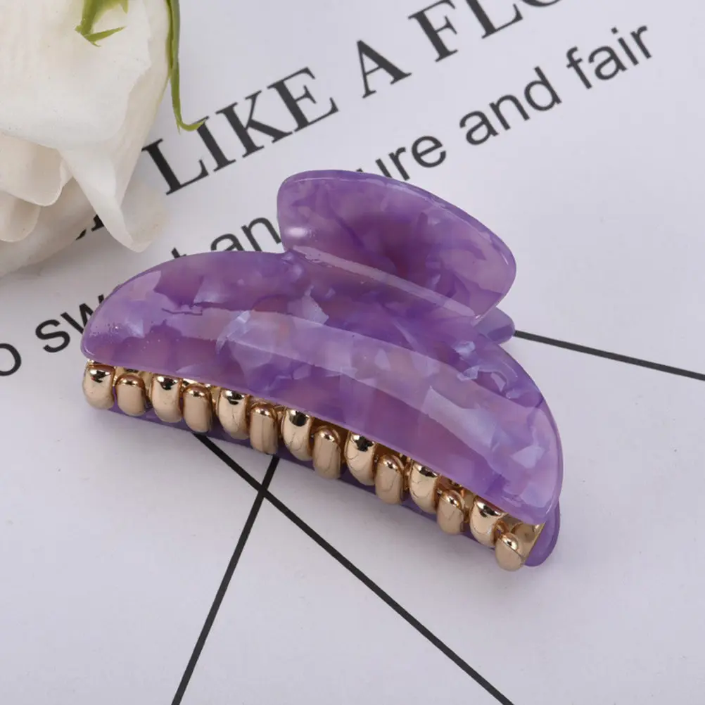 4Pcs Girl Claw Clips Acrylic Hair Clip Large Jaw Hair Accessories Women Smooth No Dent Styling Tools for Daily Wear Shower
