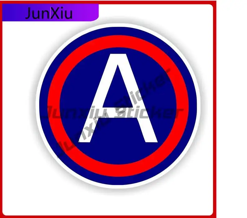 

3rd Army Patton Sticker Funny Funny Wall Laptop Waterproof Exterior Parts Vinyl Decal For Car Truck SUV Window Bumper Laptop