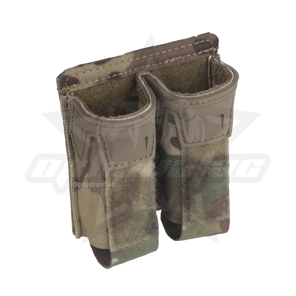 9MM Airsoft Single/Dual Pouch Agilit Style Magazine Pouch Protective Cover Quick Release MOLLE System Belt Gear