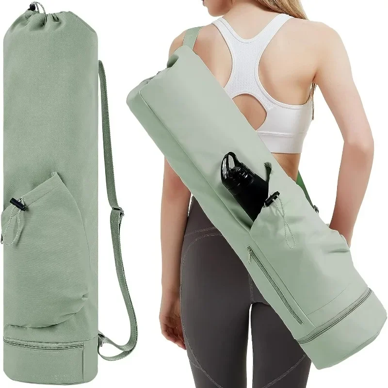 Yoga Mat Bag Sports Gym Bags Women Duffle Bags Pilates Gym Organizer Drawstring Backpack